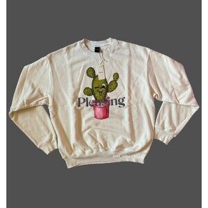 Pleasing x Harry Styles Cactus Crewneck Sweatshirt Medium NWT